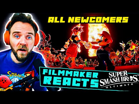 FILMMAKER REACTS: Super Smash Bros Ultimate All Character Reveal Trailers!