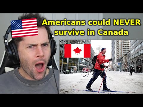 American Reacts to Record Breaking Ontario Snowstorm (Happening NOW)