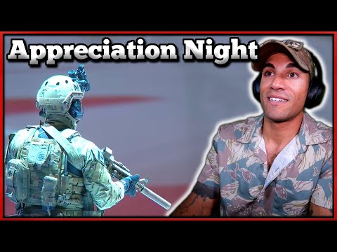 US Marine reacts to Canadian Armed Forces Appreciation Night