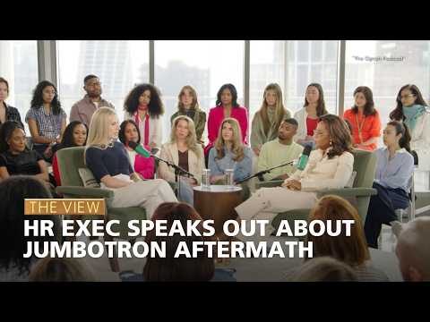 HR Exec Speaks Out About Jumbotron Aftermath | The View