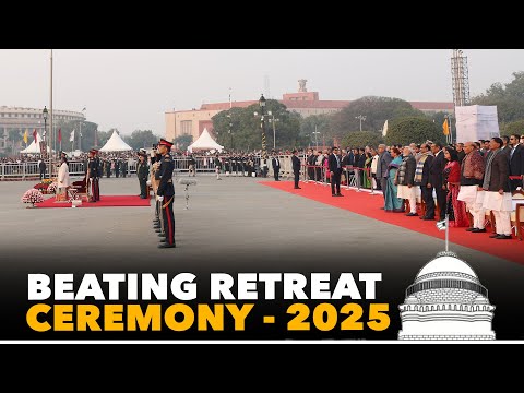 LIVE: Beating Retreat Ceremony - 2025