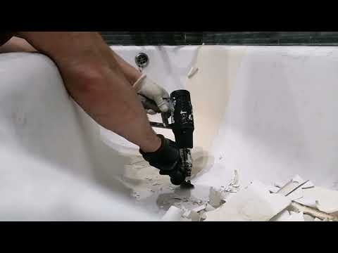 Реставрация ванны с монолитным примыканием #реставрацияванн #lubervanna