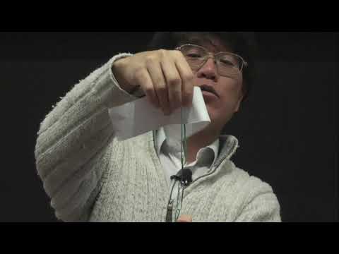 Tadashi Tokieda - Magic with a ribbon, paperclips, rubber bands