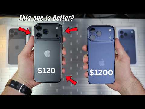 I Tried a $120 Fake iPhone 17 Pro Max and it was actually GOOD...