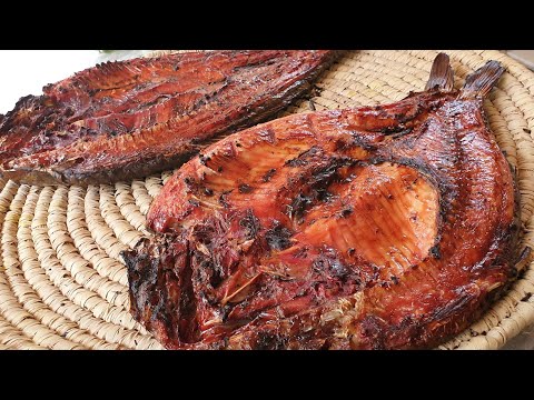 تتبيله شوي السمك بتنور الغاز بحتراف فيديو مشترك مع ضيفة القناة الاخت ام غني