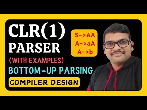CLR(1) Parser in Compiler Design || Bottom-up Parsing || Types of LR Parsers || Compiler Design