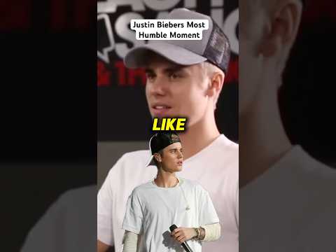 Justin Biebers Most Humble Moment