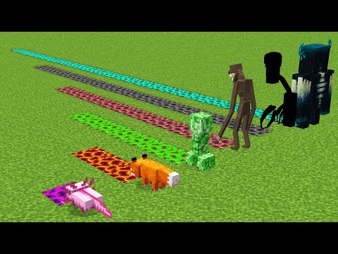 Which Mob is Immortal in Minecraft Experiment?