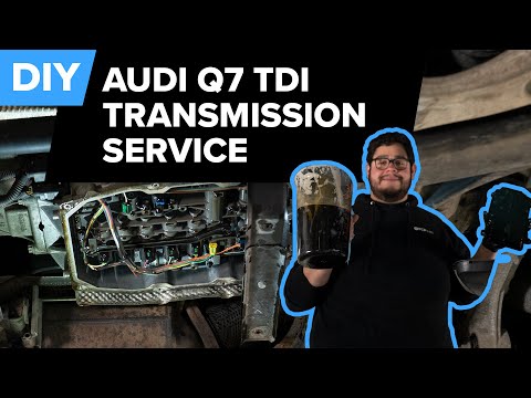 Audi Q7 Transmission Fluid Replacement DIY (2007-2015 Audi Q7 4L TDI 8-Speed Transmission Service)
