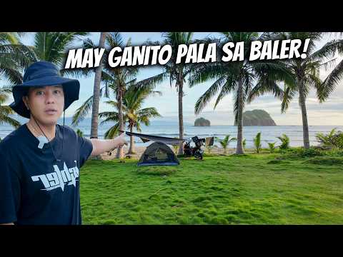 NAKAKAKILABOT! SOLO CAMPING: BALER (MAY MULTO?!!😱)