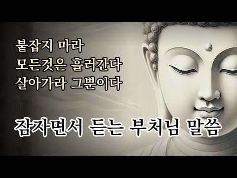 복잡한 마음을 가지런히 정돈하는 부처님 말씀 [초역 붓다의 말] 붙잡지 마라. 모든것은 흘러간다. 살아가라 그뿐이다