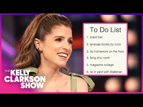 Anna Kendrick Shares Hilarious Middle School To-Do List