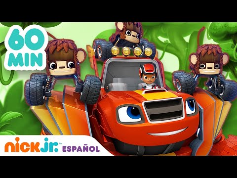 Blaze y los Monster Machines | ¡Los mejores rescates animales de Blaze! | Nick Jr. en Español