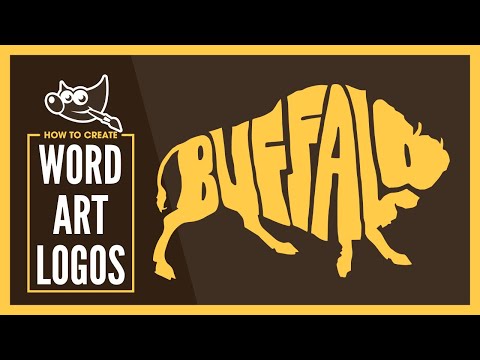 Create Word Art Logos with GIMP