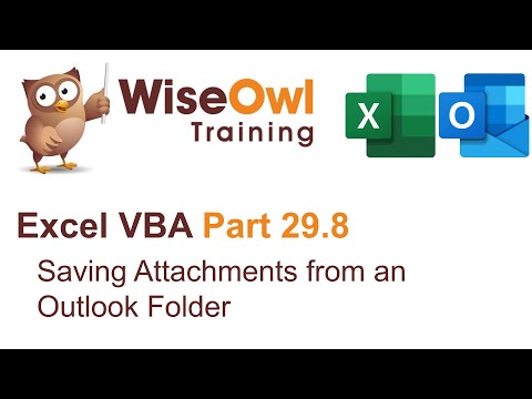 Excel VBA Introduction Part 29.8 - Saving Attachments from an Outlook Folder