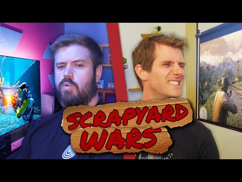 Linus and Luke React to Each Other's Scrapyard Wars Setups