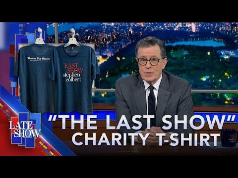 Stephen Launches "The Last Show" Charity T-Shirt With Help From Chef José Andrés