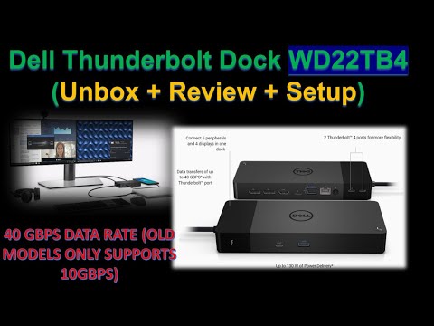 Dell Thunderbolt Dock WD22TB4  -  Unboxing | Review  | Setup
