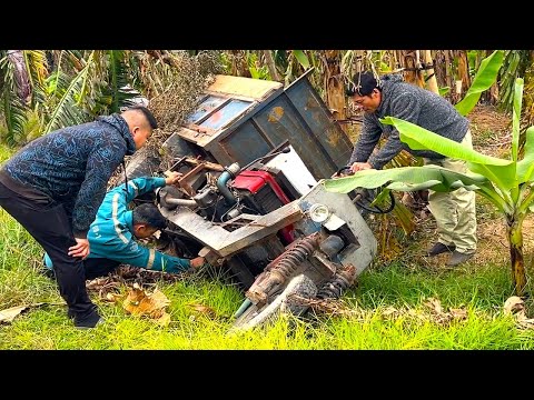 Legendary Resurrection: The Dilapidated Ancient Tricycle Was Revived by a Machine Genius