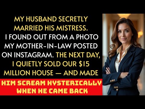 My Husband Secretly Married His Mistress. I Secretly Sold The $15M House. He Screamed...