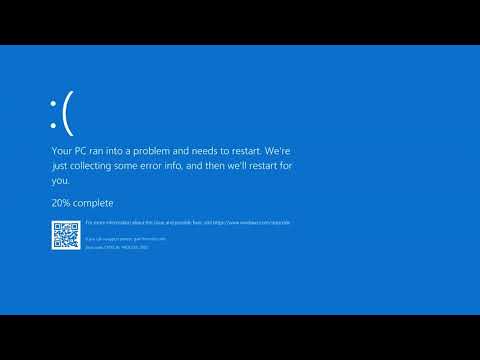 Blue screen of death window10 (fake) for 10 hours