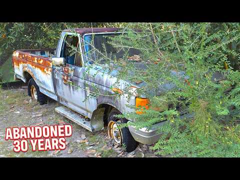 Abandoned 30 YEARS FREE TRUCK ONE OWNER!  Will it Start?