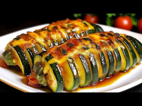 Ich habe noch nie so leckere Zucchini gegessen! Dieses Rezept kennt keiner! Nur 2 Zutaten!
