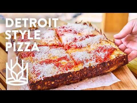 Outdoor Detroit Pizza with Gozney Oven
