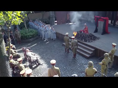 【Movie】Japanese Colonel sets fire to the temple, sharpshooter enraged, takes him out with one shot.