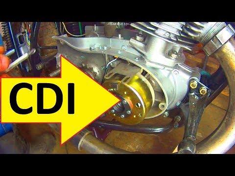 INSTALLING CDI IGNITION ON IZH PLANET -=BLACK CUTTLEFISH=- 15 SERIES.