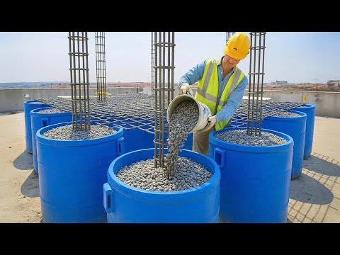 A 60 Year Old Plumber Surprises Everyone! Endless Free Water Source From empty barrel + PVC!