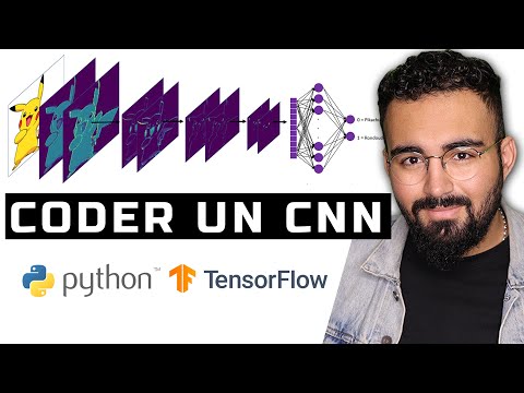Coder un réseau de neurones convolutifs de classification d'image avec Python et Tensorflow.