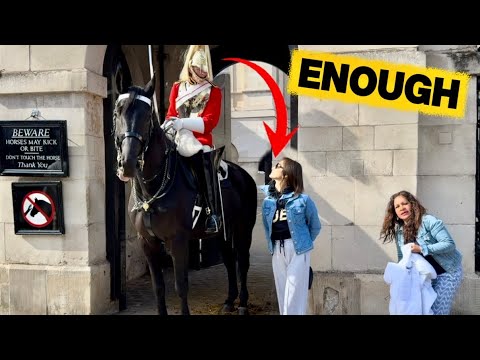ENOUGH‼️King’s Guard SHUT DOWN a Disrespectful Tourist