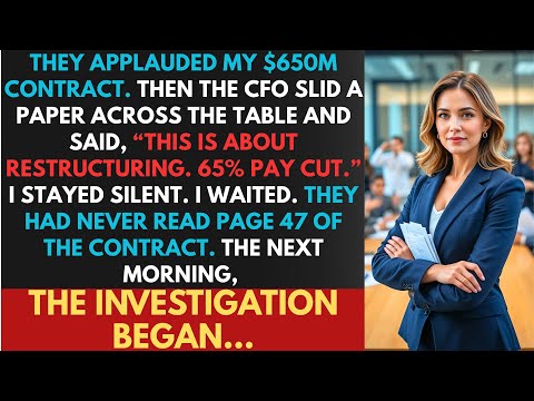 After I Secured A $650M Contract, I Got A 65% Pay Cut And A Demotion. So I Made Them Pay...
