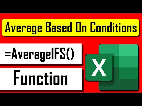 How to Use AVERAGEIFS Function in Excel