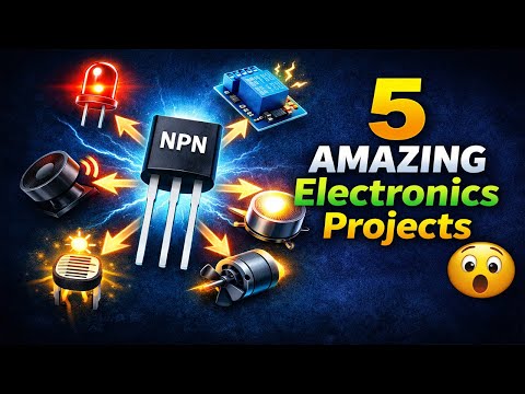 Make these 5 AMAZING Electronics Projects at home