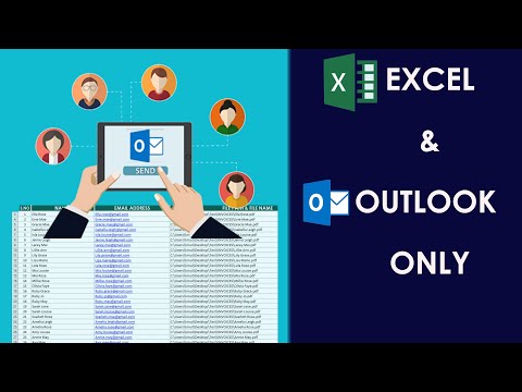 How To Batch-Email Automatically with Attachments Using Excel and Outlook only
