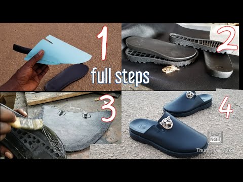 half shoes making tutorial #DIY #CRAFT