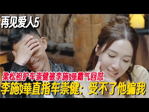 #再见爱人5 李施嬅霸气回怼梁淞袒护车崇健！直言：受不了他骗我！#再见爱人 #李施嬅 #倪萍 #蔡明