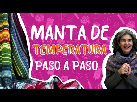 Crocheted temperature blanket || STEP BY STEP