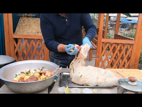 КАРЫН БУРМЕ. ФАРШИРОВАННЫЙ ЖЕЛУДОК. КАЗАХСКАЯ КУХНЯ