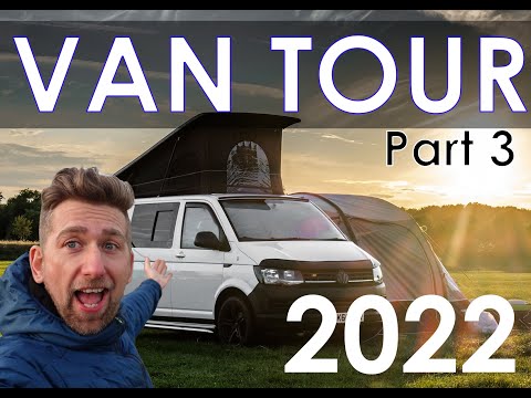 Self Build Van Tour - VW T6 Pop Top Camper Van