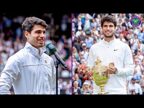 Can he go back-to-back? | Carlos Alcaraz | Semi-final On-court Interview | Wimbledon 2024