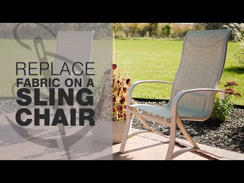 How to Replace Fabric on a Patio Sling Chair