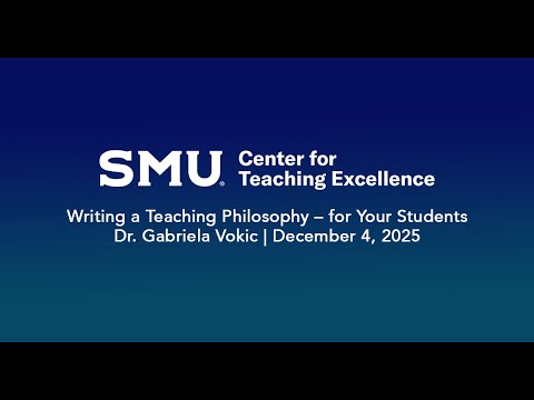 Writing a Teaching Philosophy – for Your Students