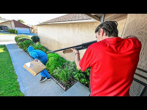 When Package Thieves Mess with the Wrong House...