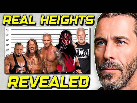Real Wrestler Heights REVEALED
