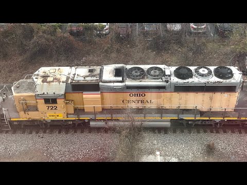 CSX Mixed Freight with Rare Ohio Central Engine | Baltimore MD 12/17/2025 