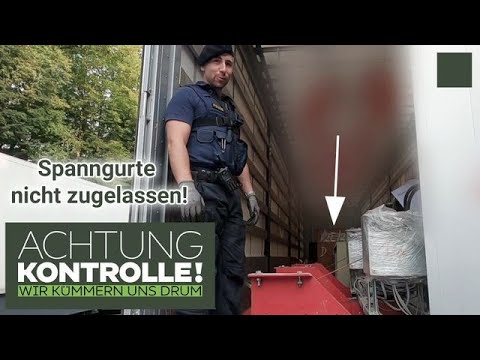 GEFÄLSCHTE Spanngurte & Ladungssicherung SCHLECHT! 🤯 "Insgesamt passt gar nix!"  | Achtung Kontrolle