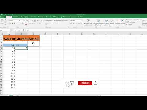Formation complète Table de multiplication automatique 